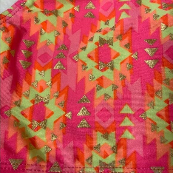 Xhilaration Girls Tribal Aztec Print Bikini Size M/7-8 - Picture 10 of 10
